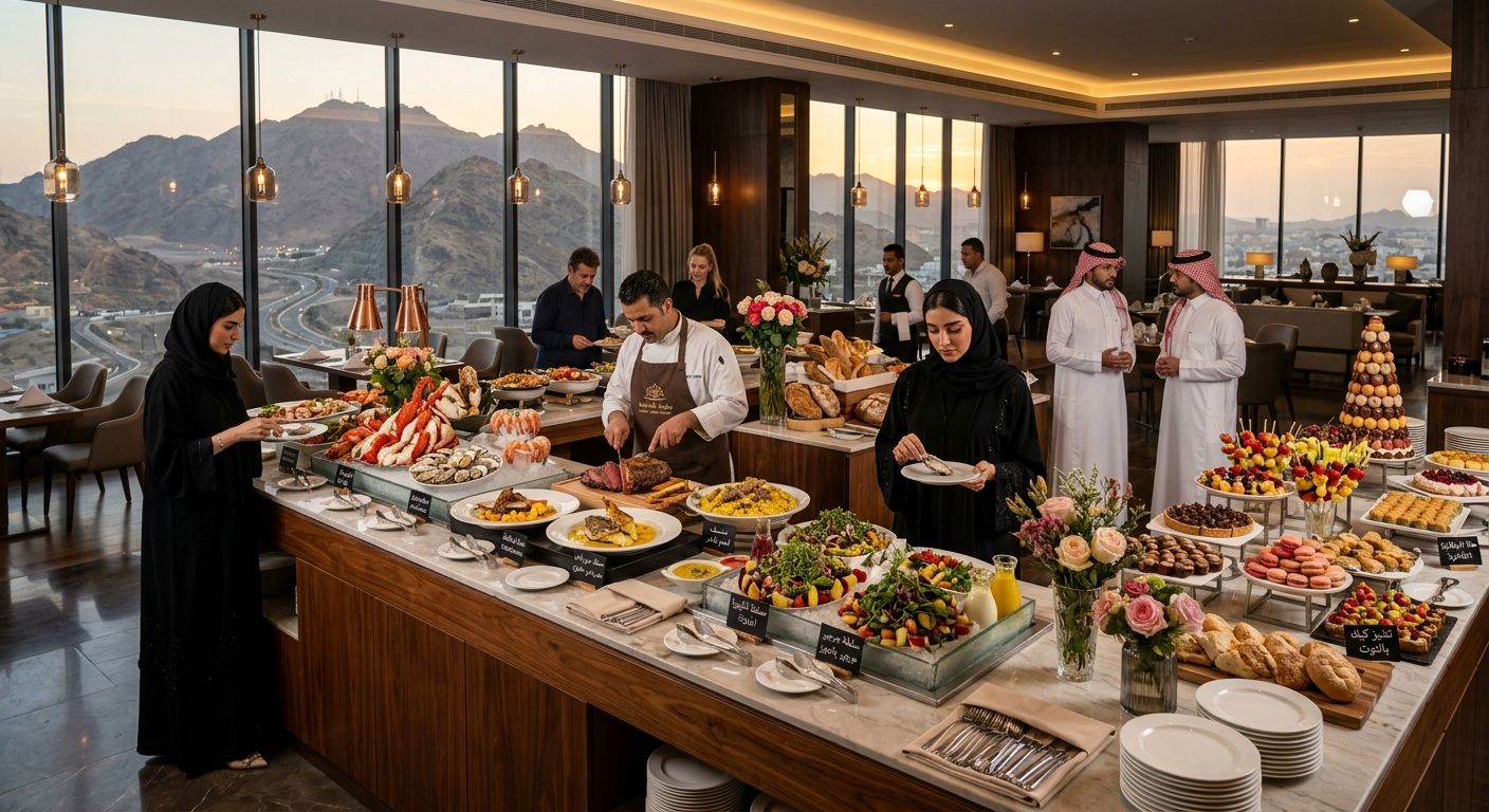 Luxurious Restaurant Open Buffet